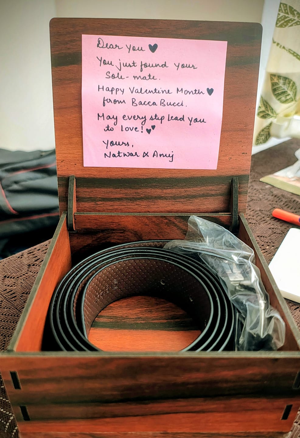 Customer photo review of Bacca Bucci Auto reversible dress belt with Genuine Leather