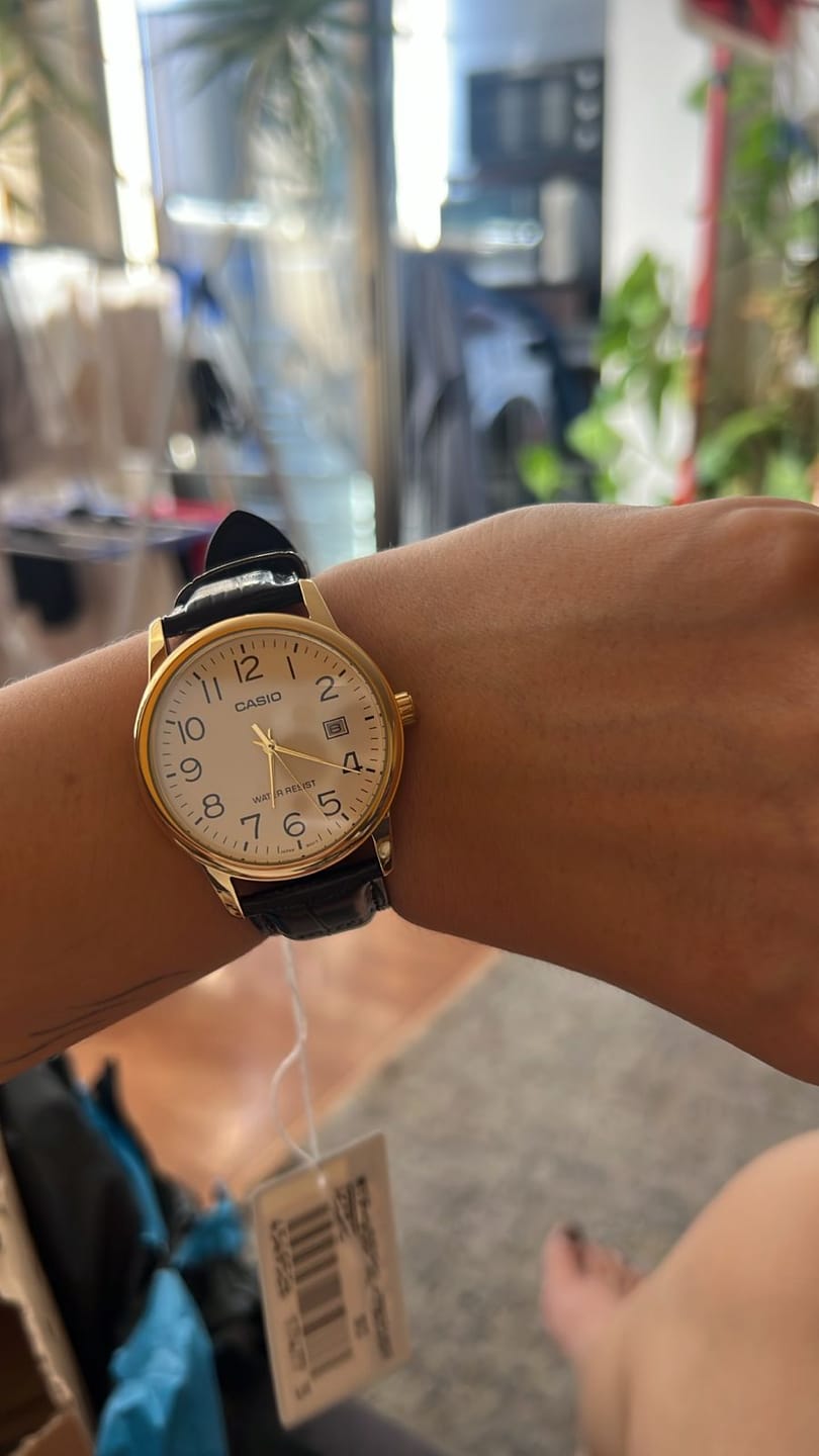 Customer photo review of Reloj Casio Análogo MTP-V002GL-7B2 Correa de Cuero