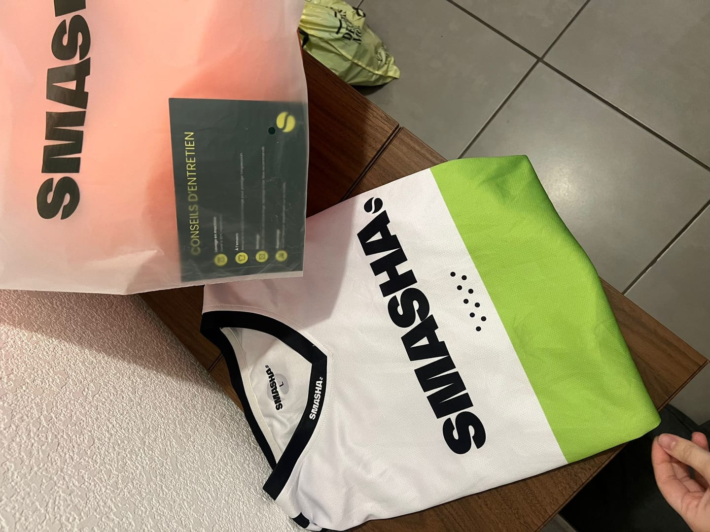 Customer photo review of Pulse | Maillot de Padel Personnalisable