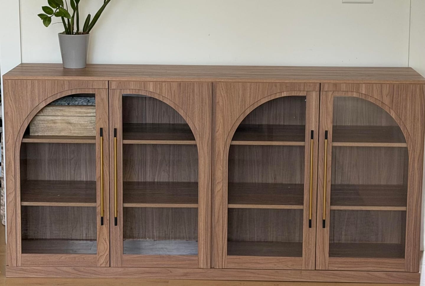 Customer photo review of Jagger 65" Glass Door Sideboard