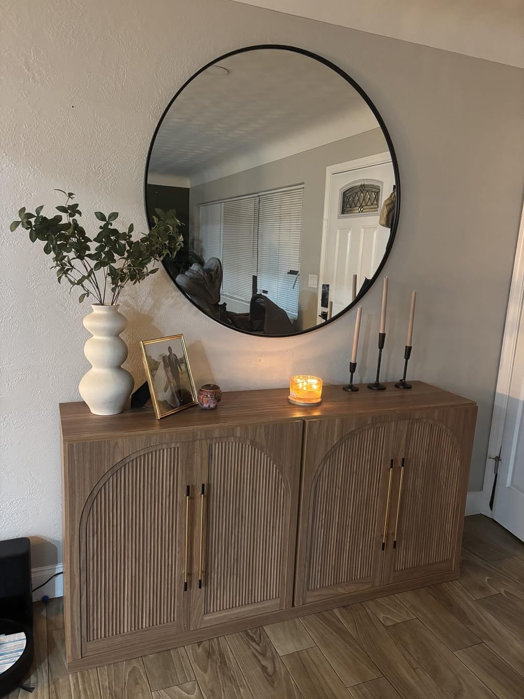 Customer photo review of Jagger 65" Double-Arc Wood Door Sideboard