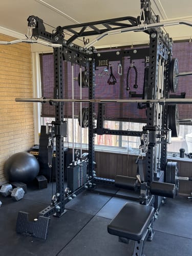 Customer photo review of Blazzed HD1 Squat Rack Functional Trainer