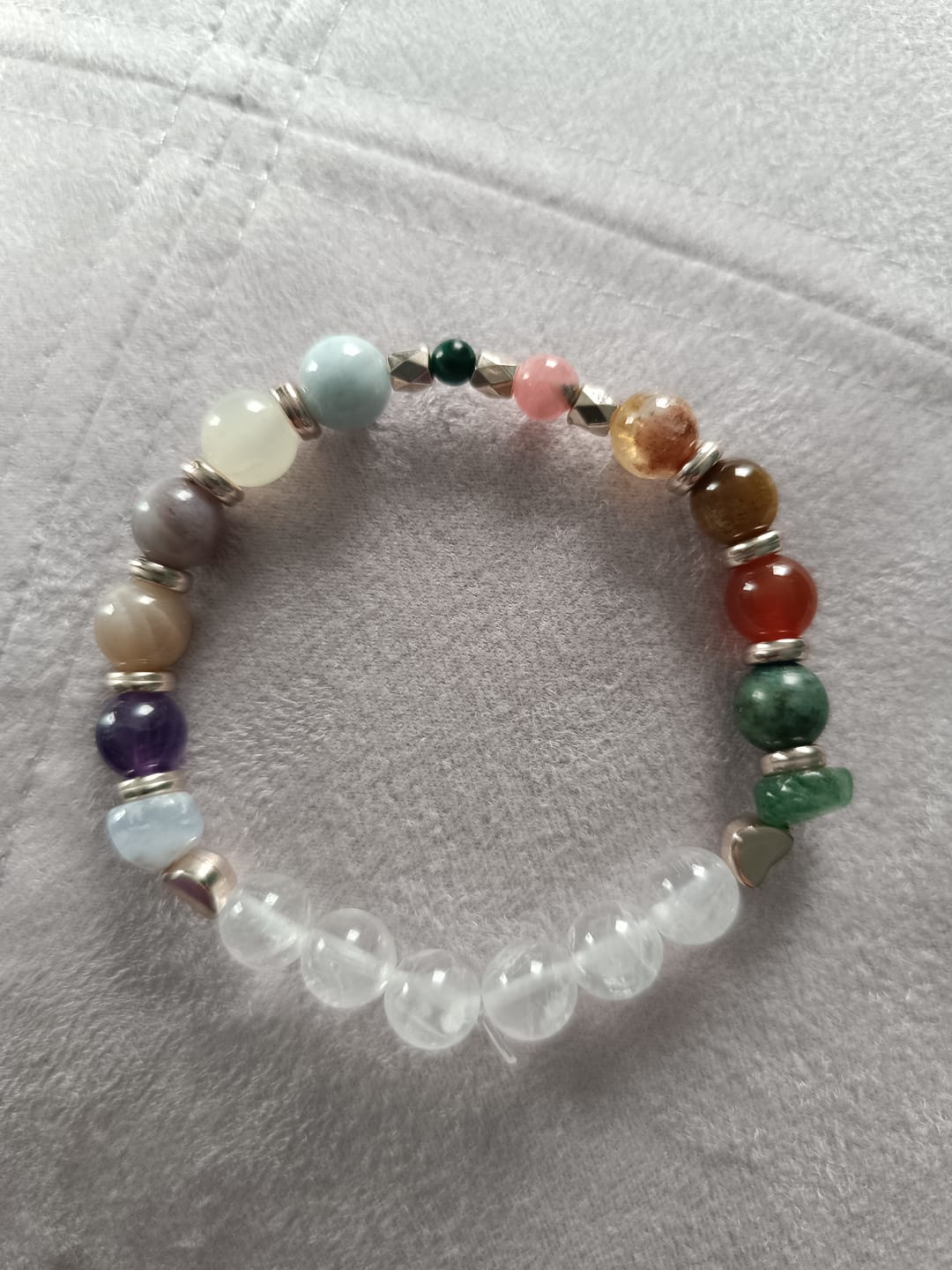 Customer photo review of Cristal de Roche Fil de Perles Naturelle 4-6-8-10mm, env 39cm