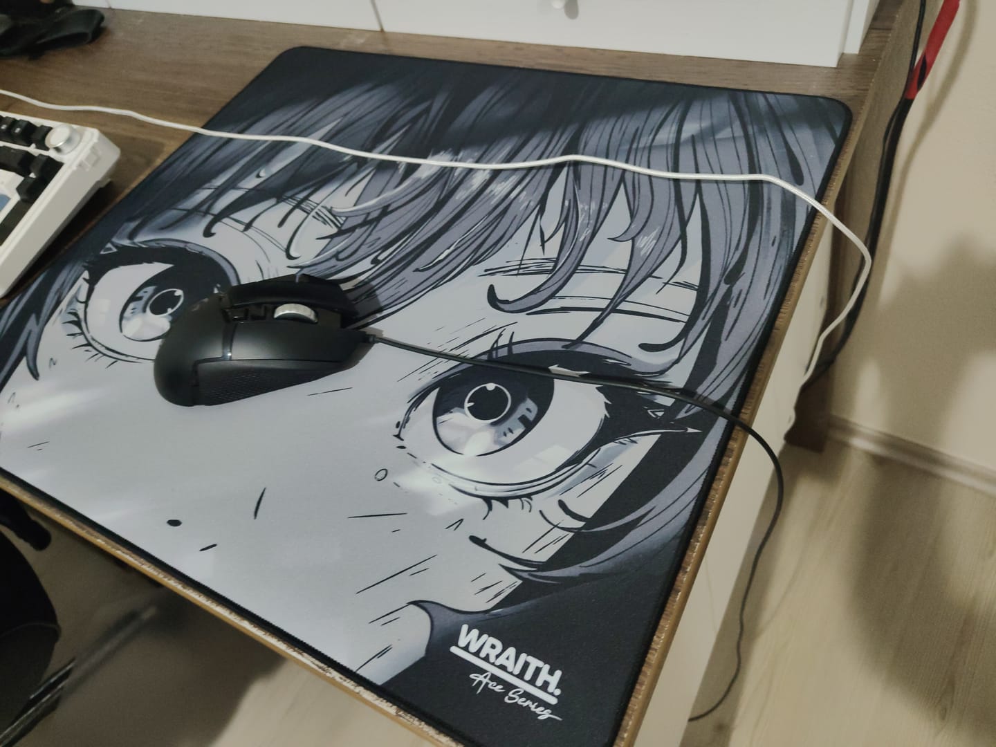Customer photo review of Wraith Ace Series [Glimpse] Limited Edition Poron Mousepad