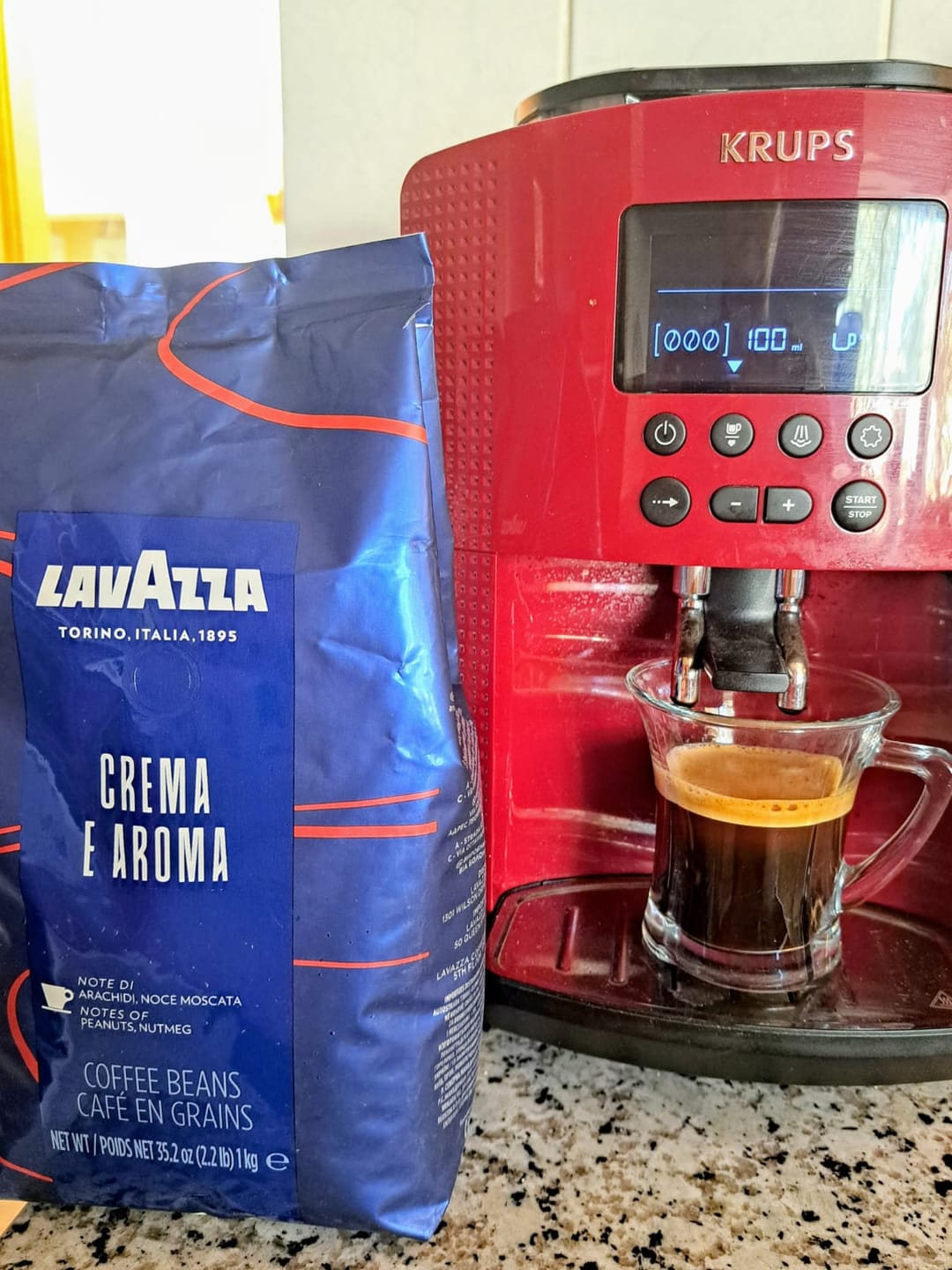 Customer photo review of Lavazza Crema e Aroma 1 kg Grano Entero