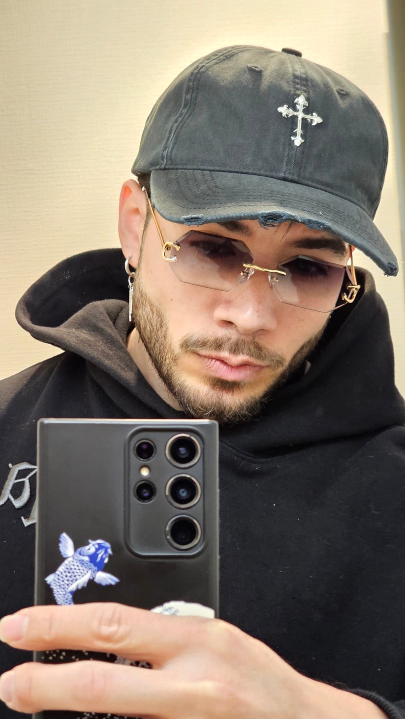 Customer photo review of Distressed Celtic Cross Dad Hat - RG516