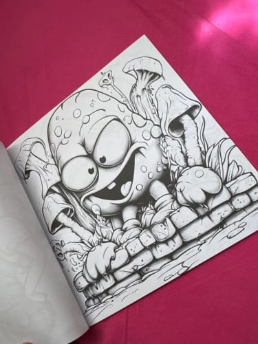 Customer photo review of Graffiti Street Art – Libro para Colorear