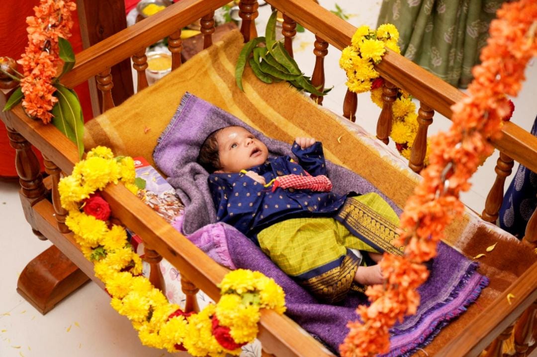 Customer photo review of Green & Navy Blue Dhoti Kurta for Baby Boys