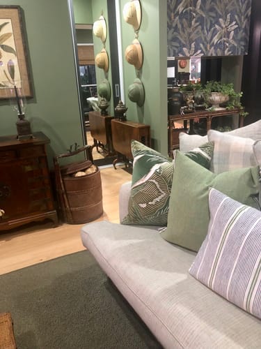 Customer photo review of Rake Applique Velvet Jungle Lounge Cushion 55 x 55cm