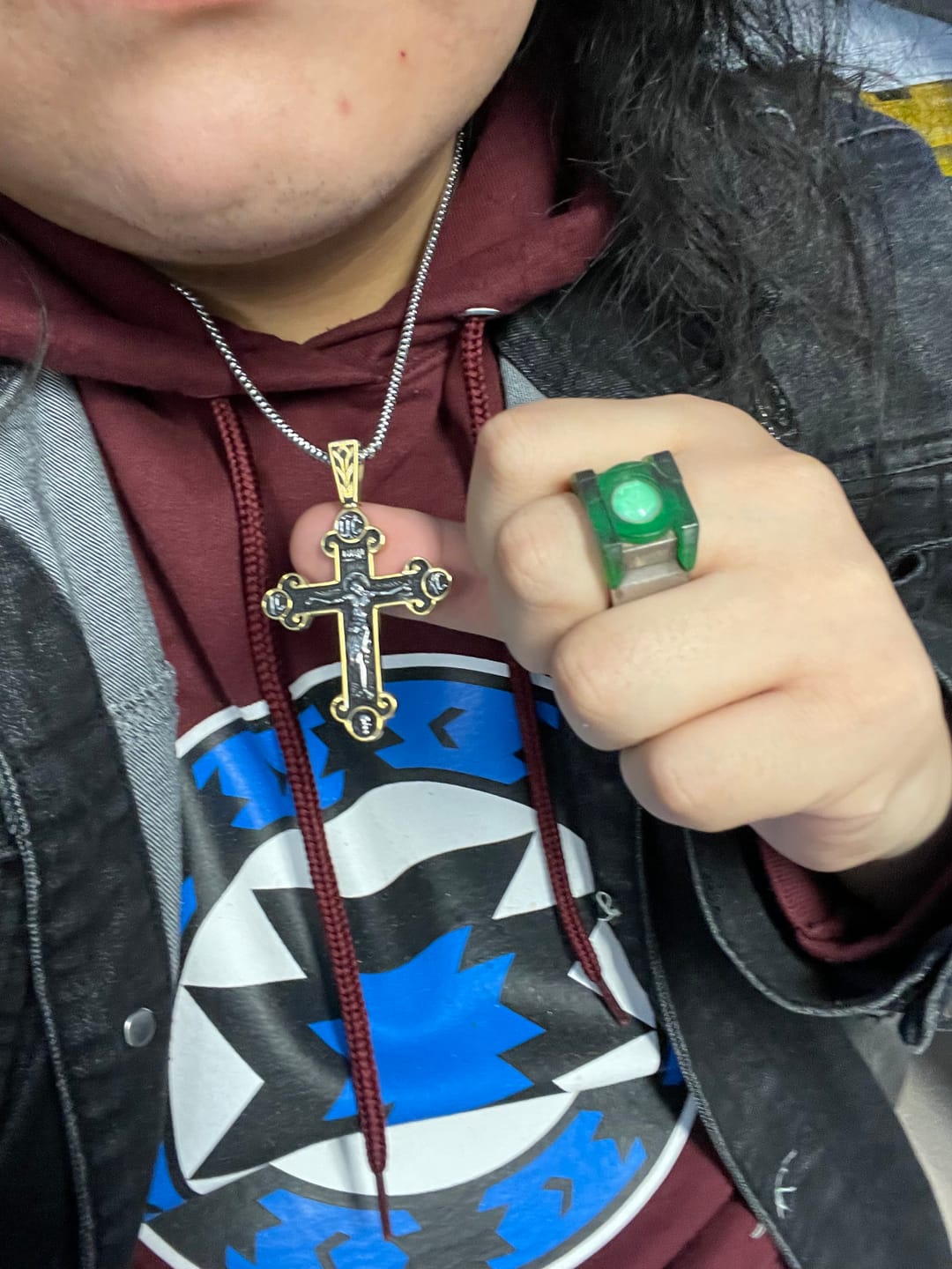 Customer photo review of HOLY CROSS. - GOLD
