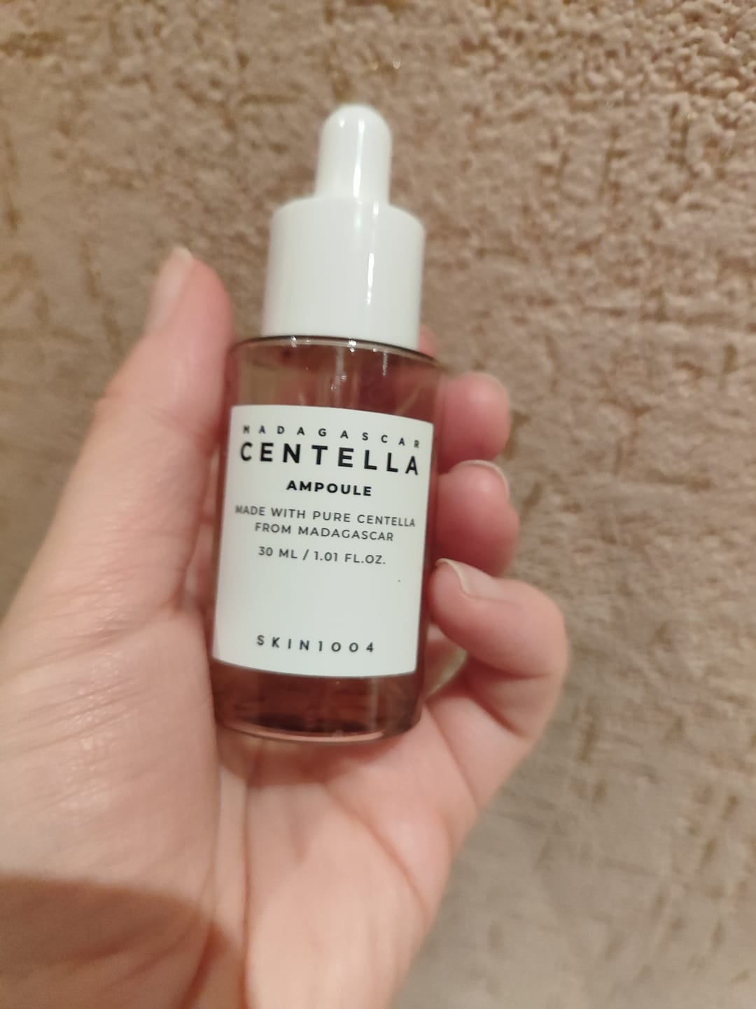 Customer photo review of Ampula ar azijas centellas ekstraktu SKIN1004 Madagascar Centella Ampoule