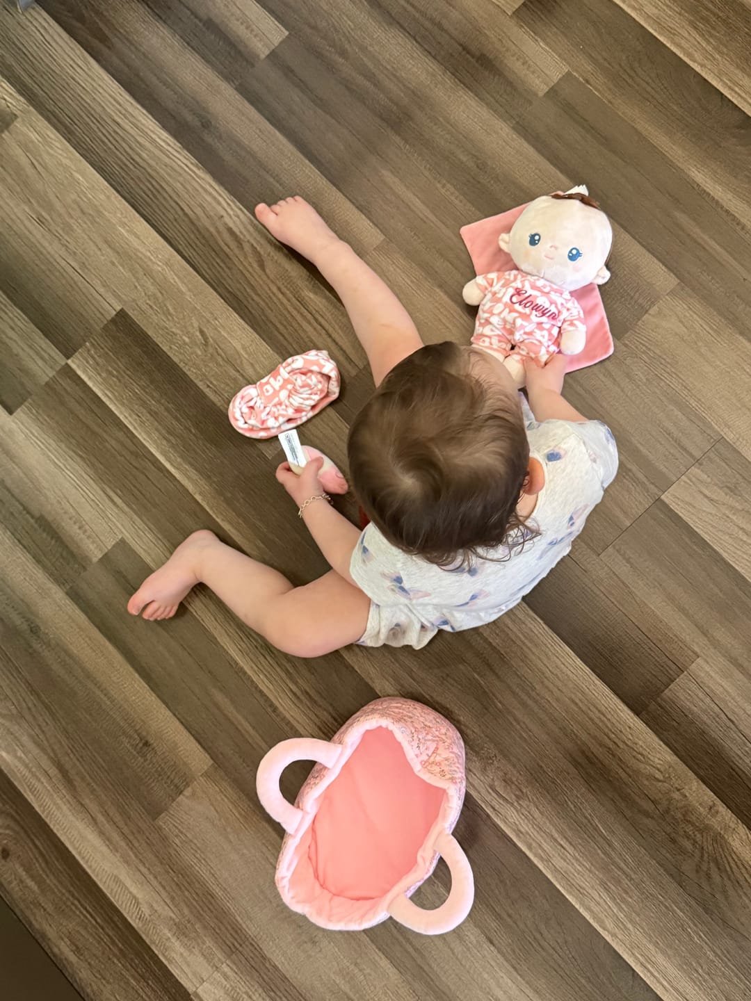 Customer photo review of Personalized Pudding Baby Girl - Light