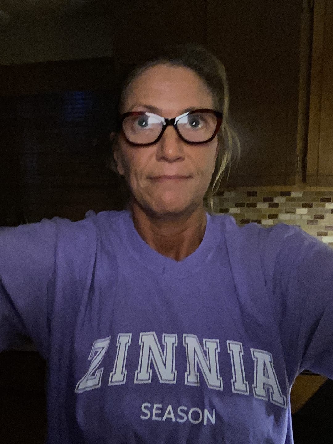 Customer photo review of Zinnia Season T-Shirt