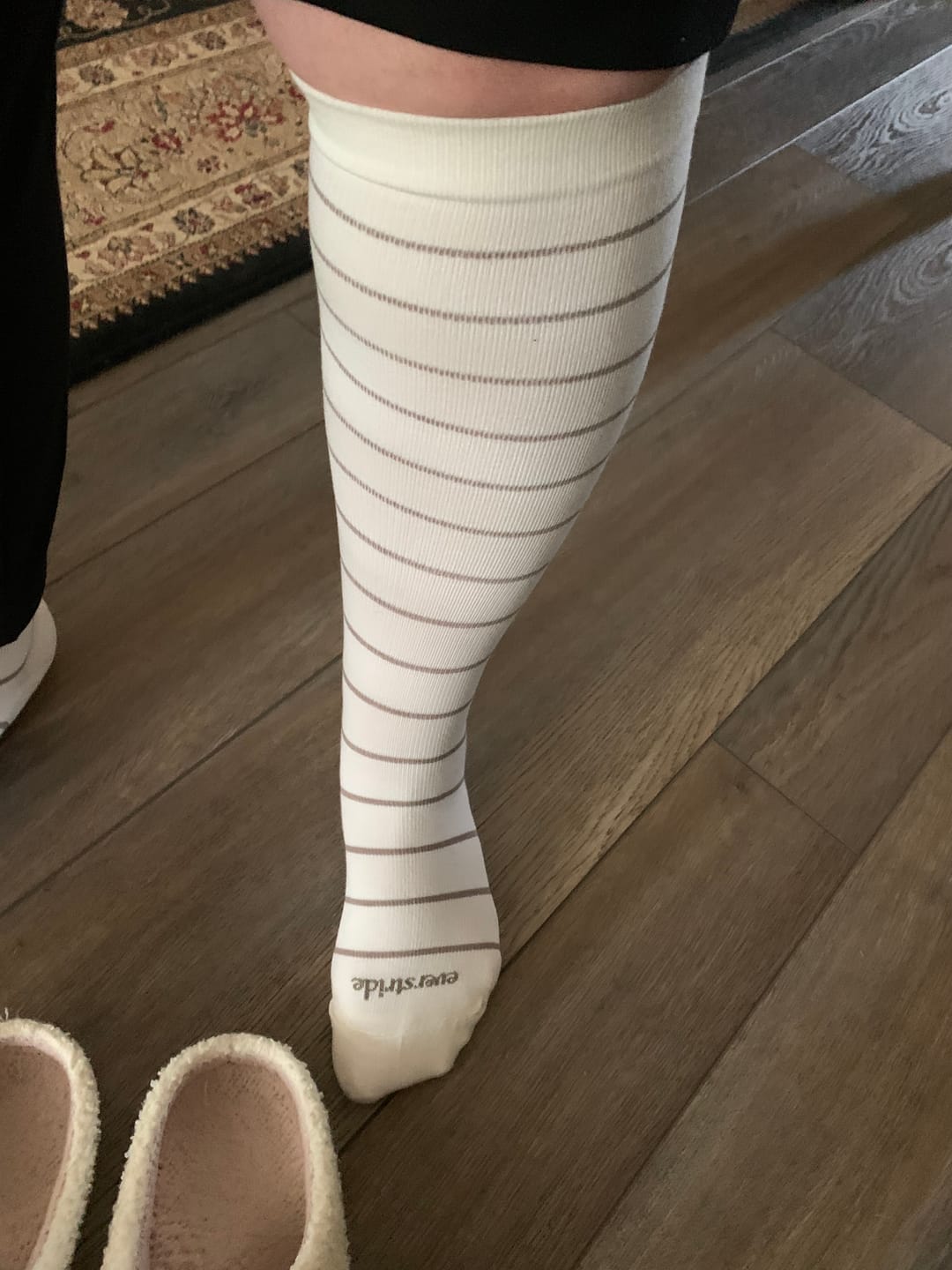 Customer photo review of Everstride™ Bamboo Compression Socks