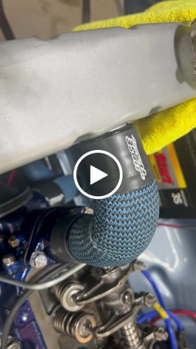 Customer video review of Upper & Lower Radiator Hose Skin Kit -Carbon Fiber/Kevlar