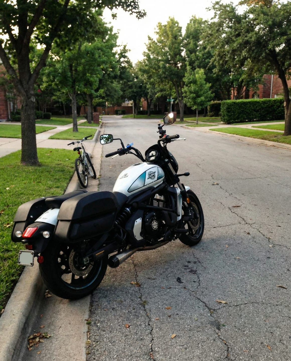 Customer photo review of 28L - Pantheon Medium Quick Mount Kawasaki Vulcan S VN650 Motorcycle Saddlebags