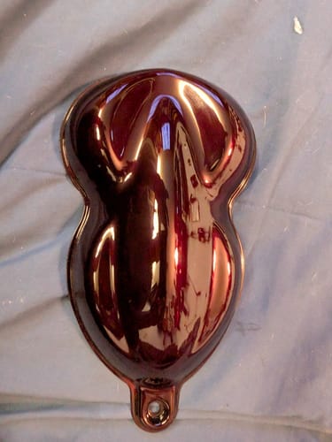 Customer photo review of Phantom Red Painted Sample (Black Ground Coat)