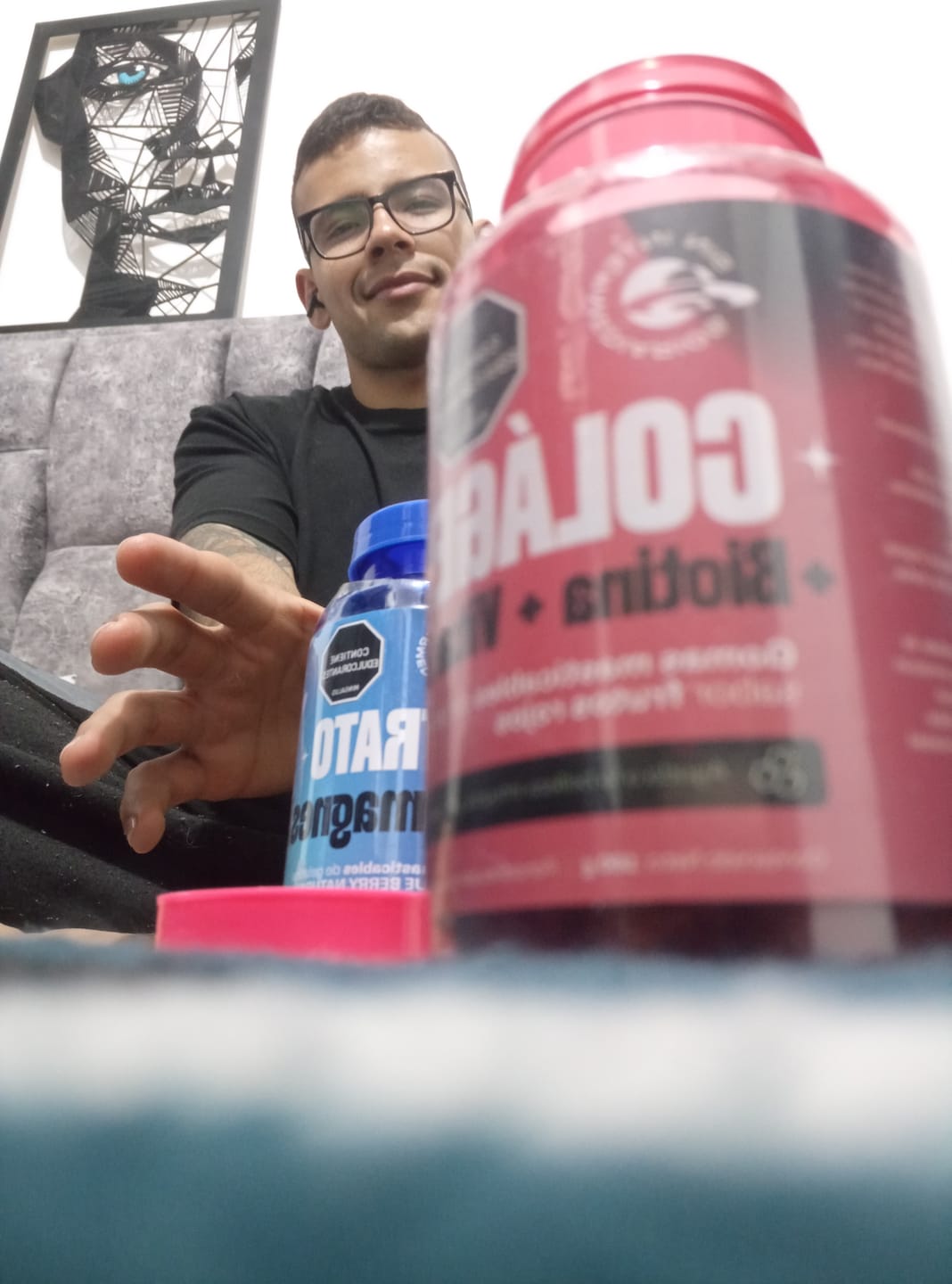 Customer photo review of Gomas con Colageno + Biotina + Vitamina C
