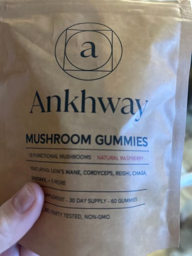 Customer photo review of Mushroom Gummies