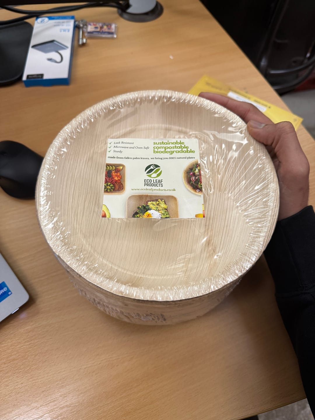 Customer photo review of 8" (20cm) Large Compostable Round Bowls