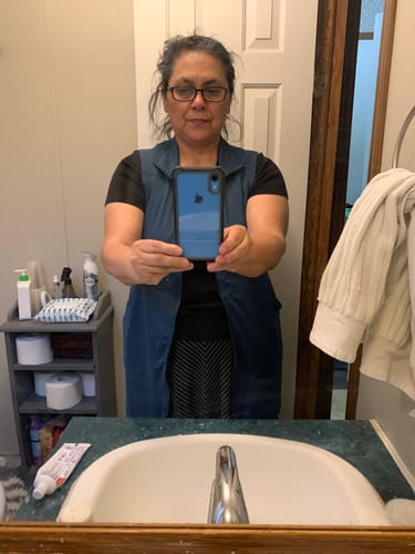 Customer photo review of Carefree Long Vest