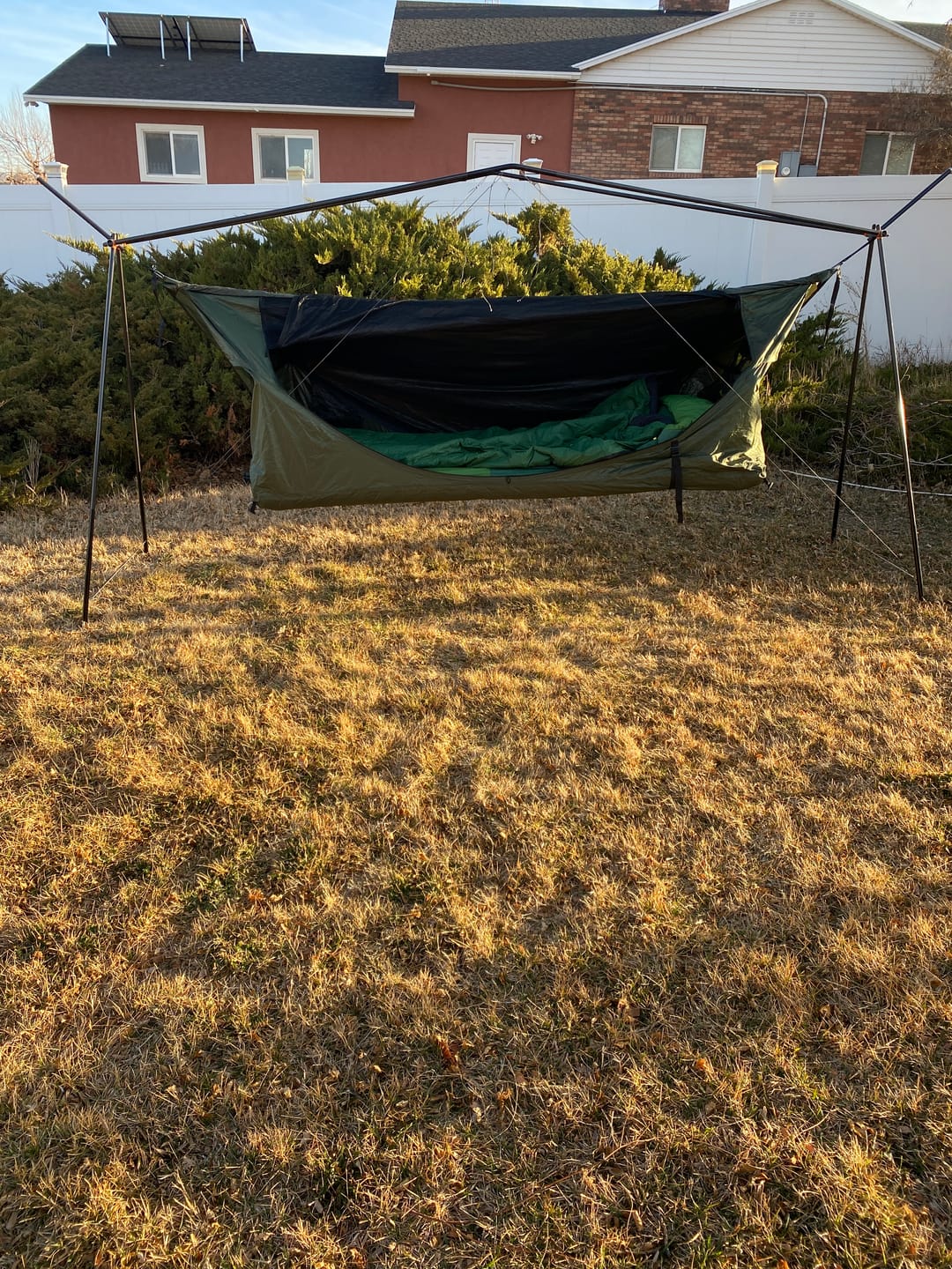 Customer photo review of Cricket 2.0 Hammock Stand (Ultralight)