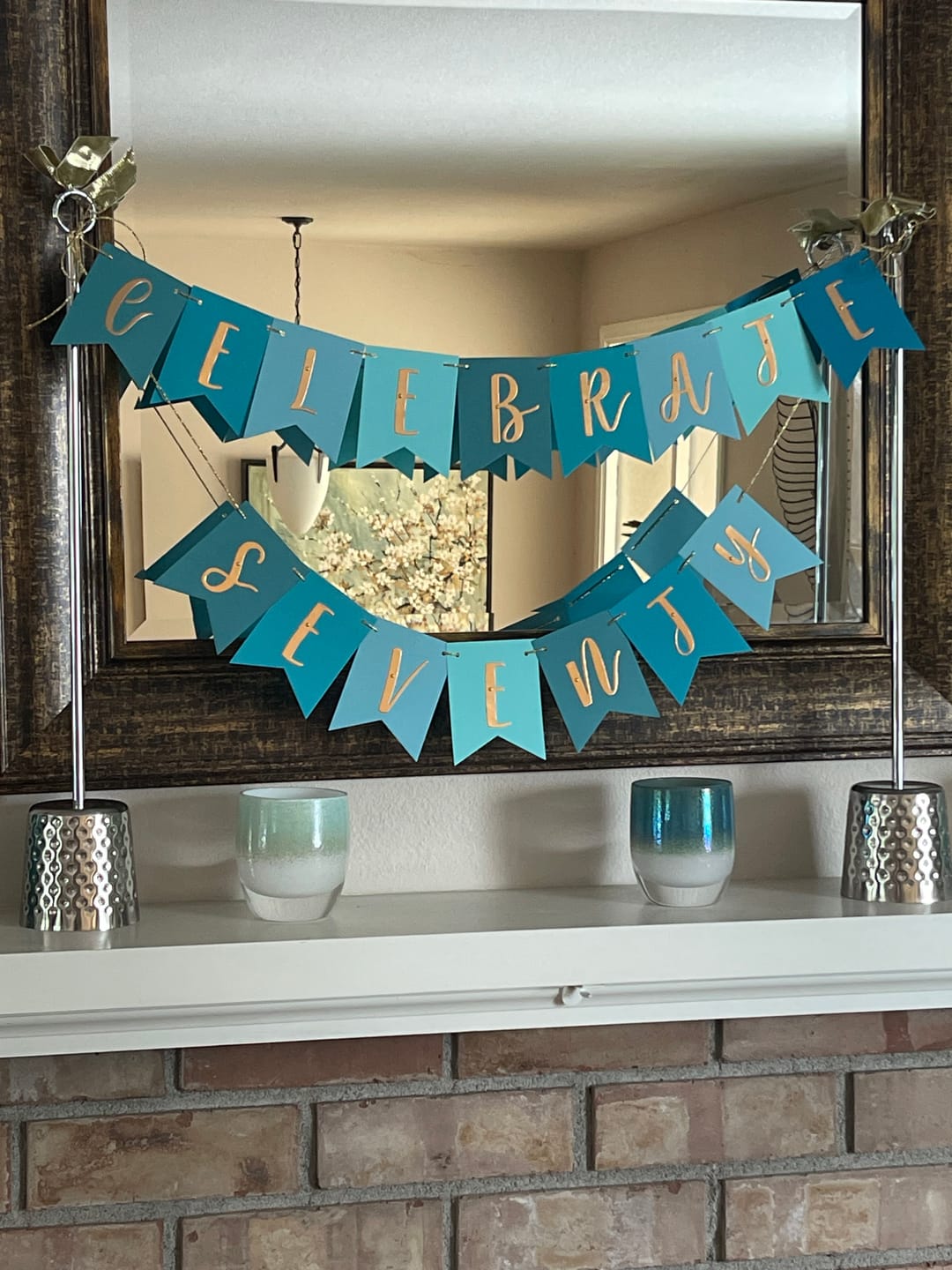 Customer photo review of The Celebration Stand (sold as a pair)