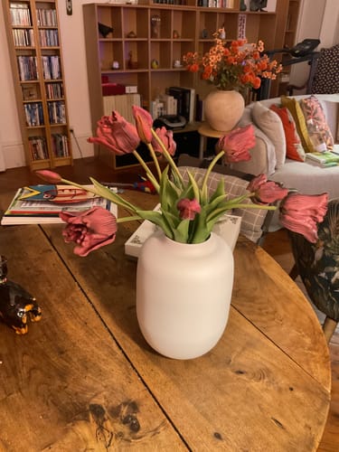 Customer photo review of Nola Vase - Mat Blanc