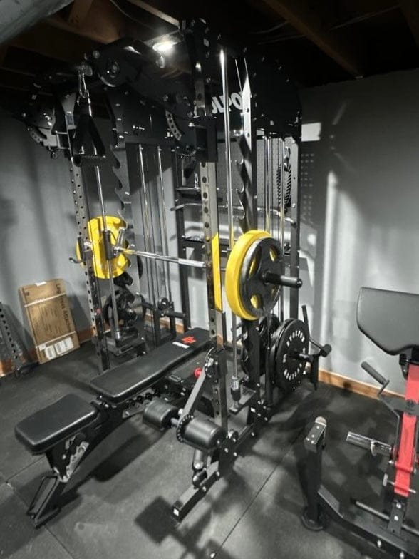 Customer photo review of EVOLPOW M2B Pro Brute All-In-One Smith Machine Home Gym