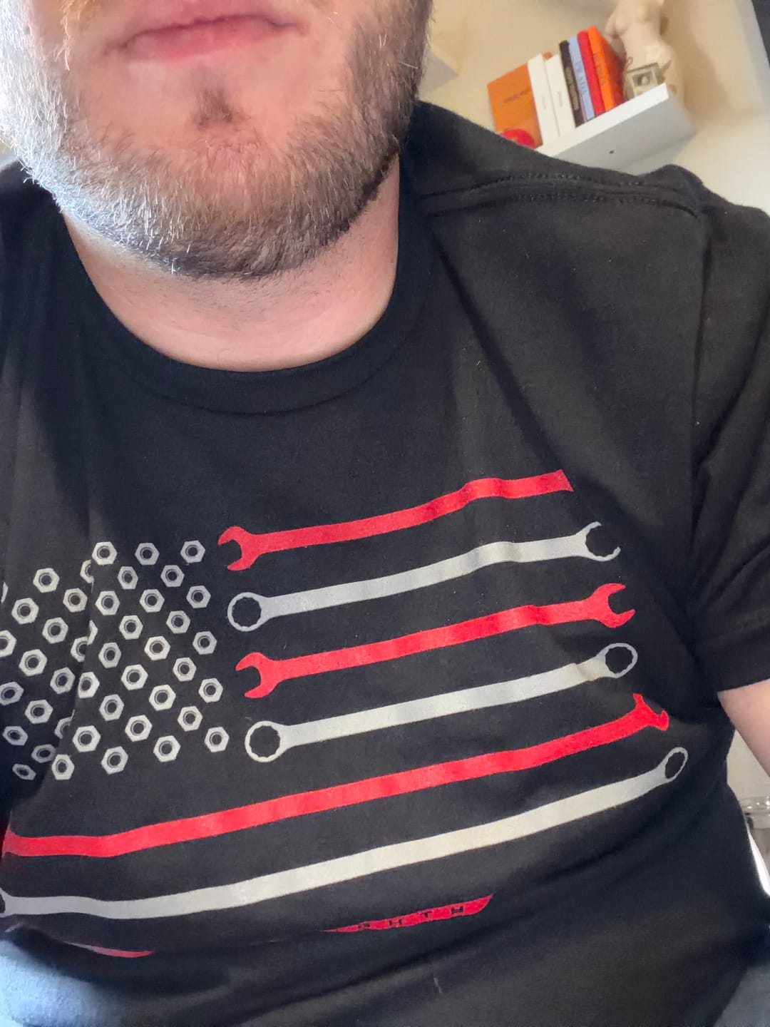 Customer photo review of 80Eighty® Wrench Flag Shirt