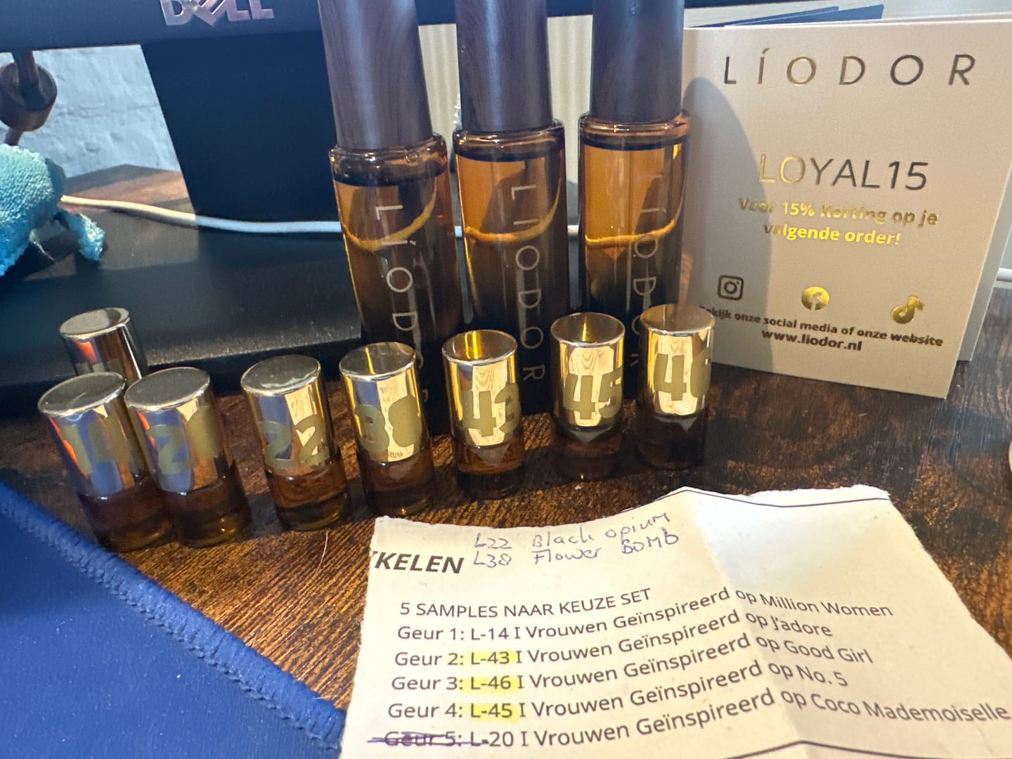 Customer photo review of 2+1 GRATIS PARFUM OLIE KEUZE SET