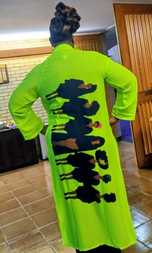 Customer photo review of Tribe Duster Electric Lime