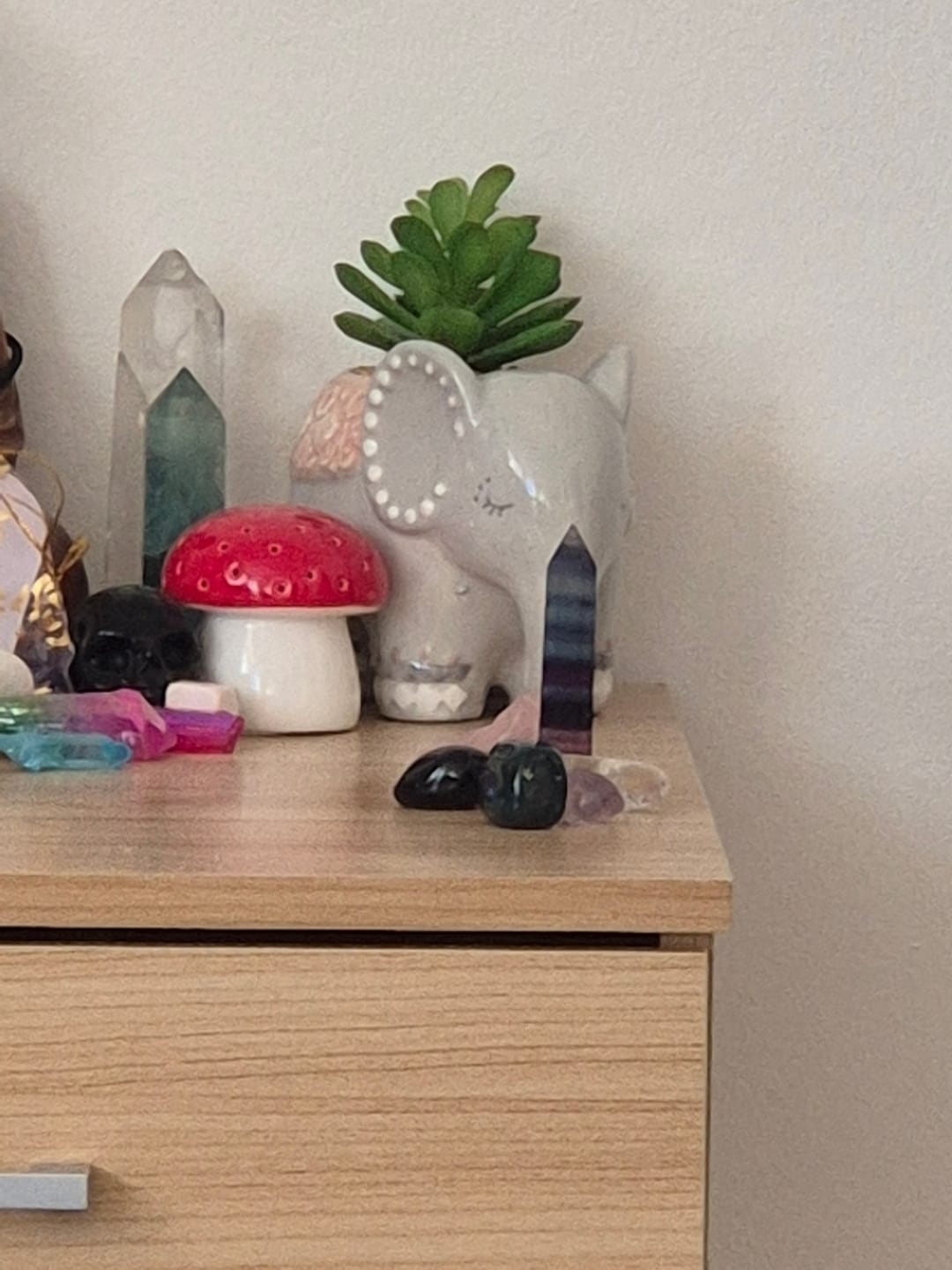 Customer photo review of Vibrant Fluorite Crystal