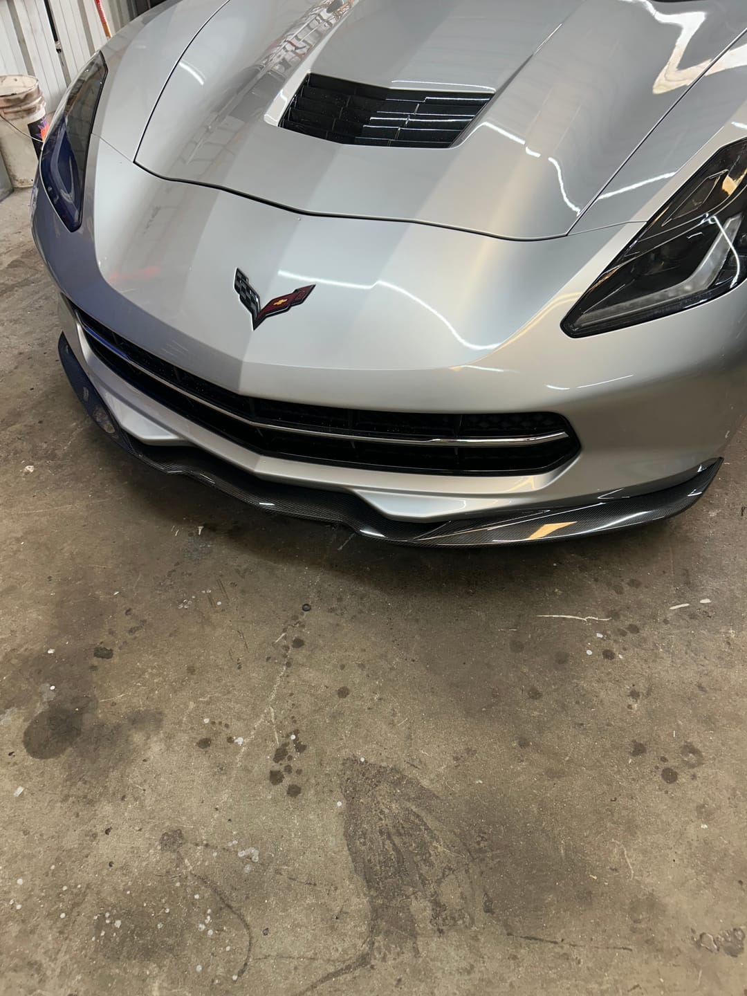 Customer photo review of Corvette C7 Stingray EOS Preformance Package Front Splitter