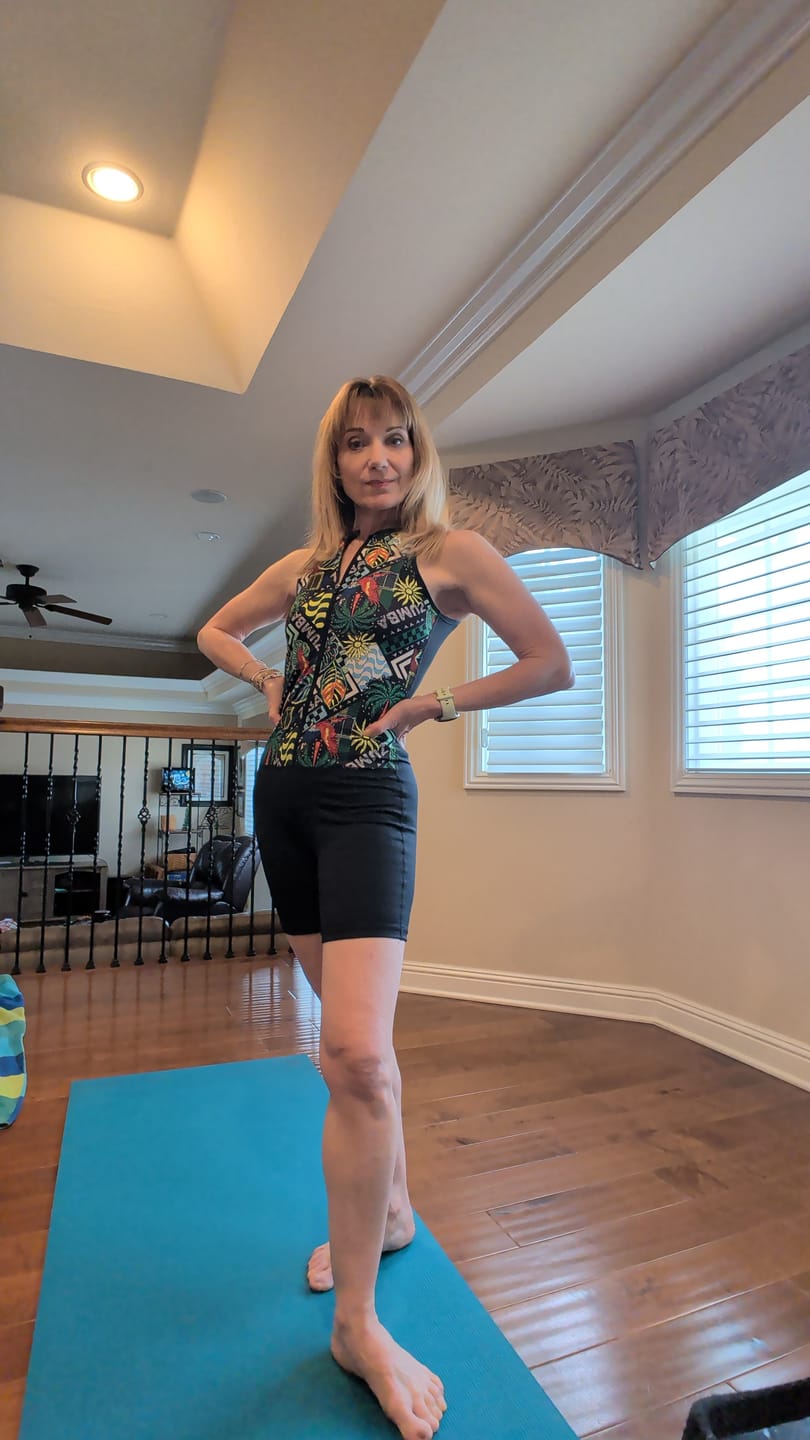 Customer photo review of Latin Movement Z-Lift Bodysuit With Mesh Back