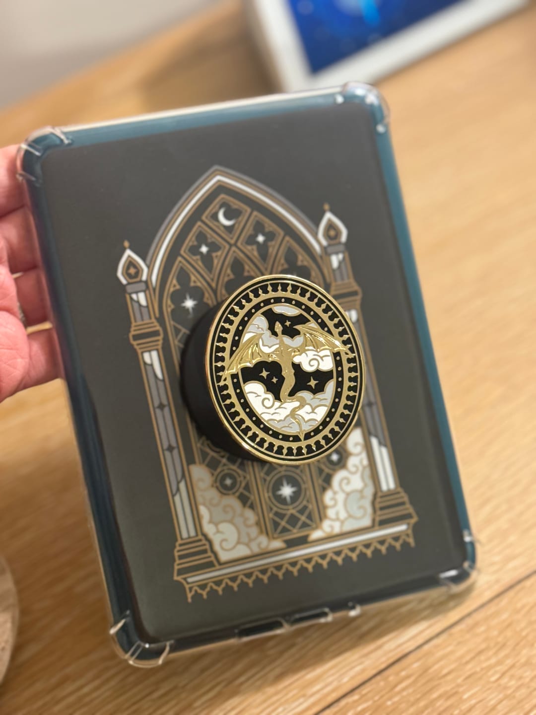 Customer photo review of Dragon Lore eReader Sticker Insert