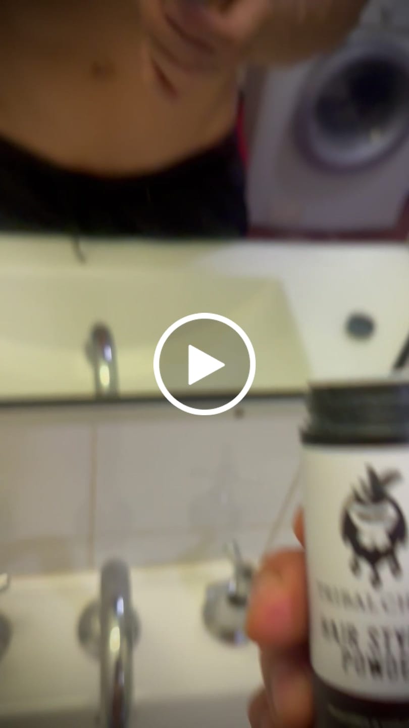 Customer video review of (Almost Out of Stock) Hair Styling Powder