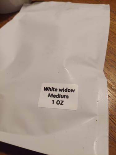 Customer photo review of White Widow THCA Flower Ounce Mediums (BOGO)