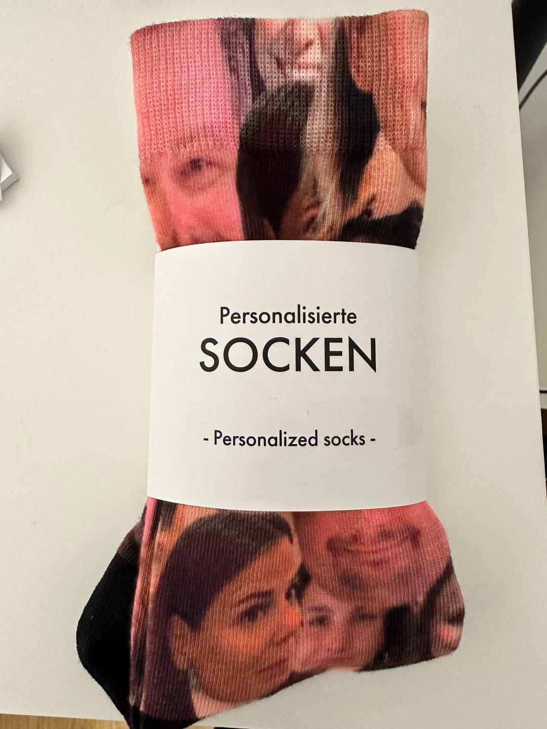 Customer photo review of Fotomuster - Personalisierte Socken