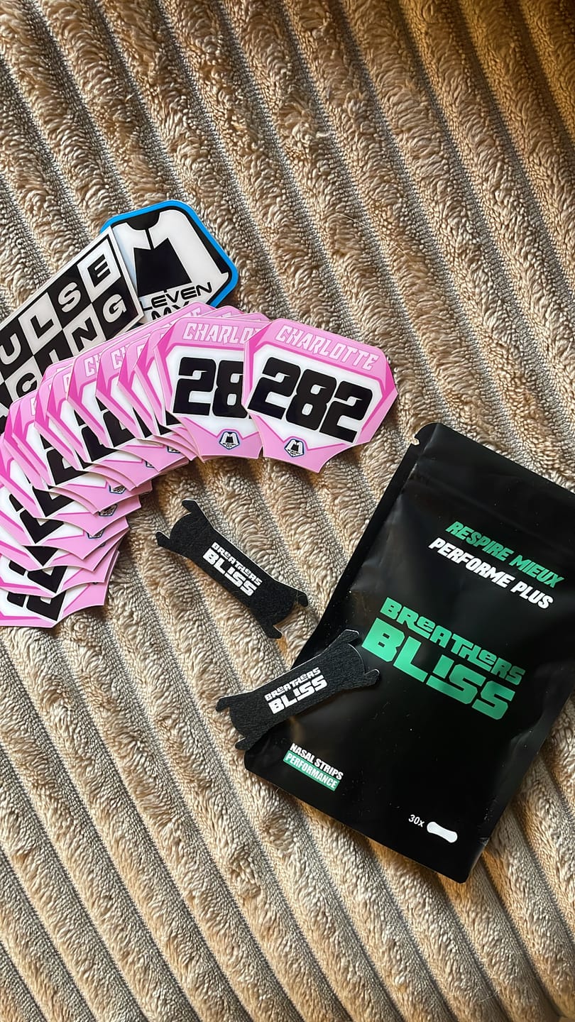 Customer photo review of Bandes Nasales Sport & Sommeil Noires - Intense