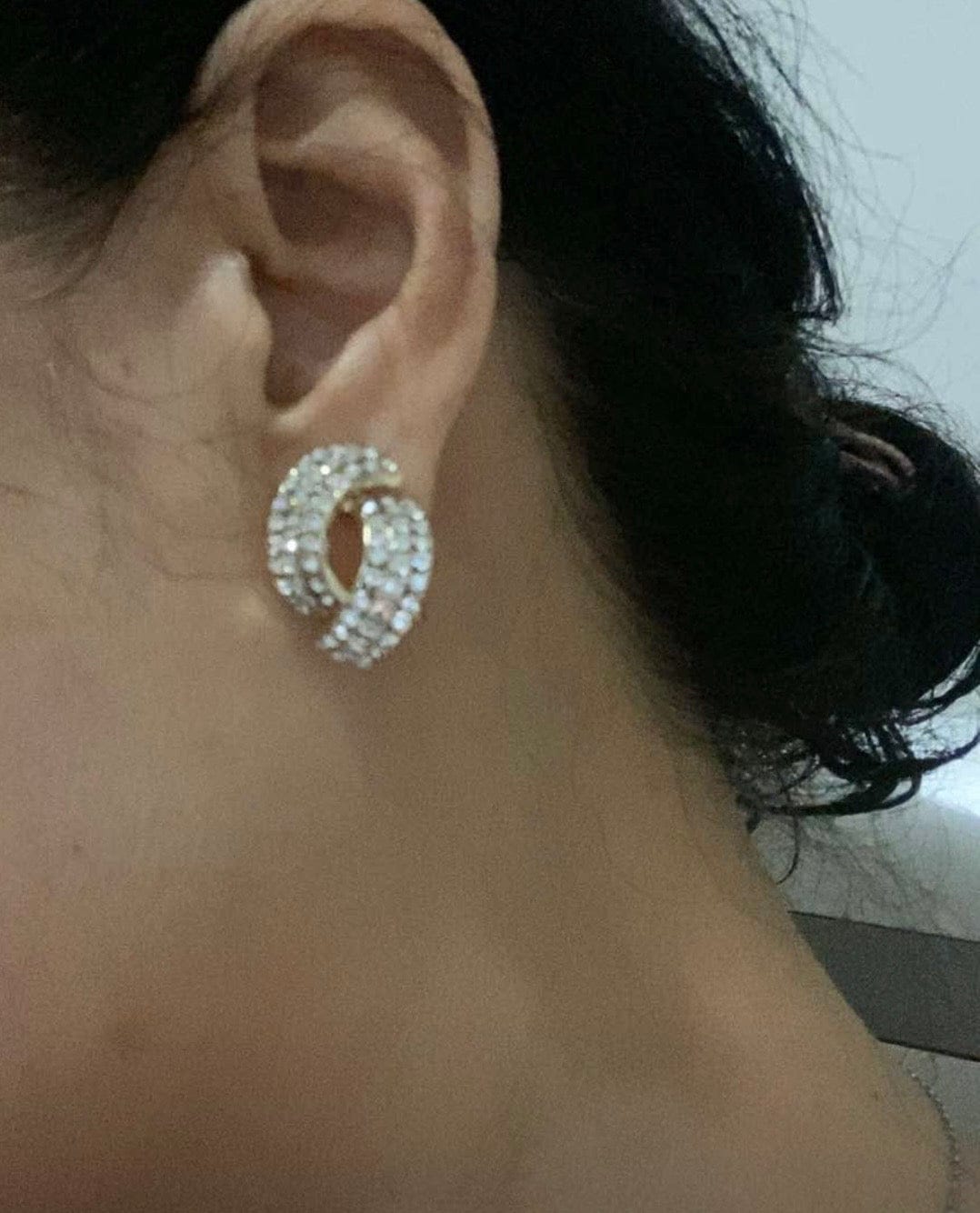 Customer photo review of Juliette Earrings