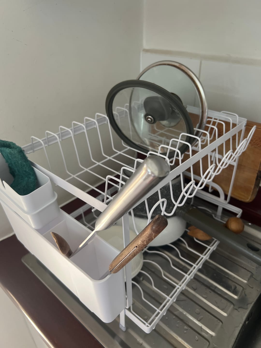 Customer photo review of Escurridor De Platos 2 Niveles Secaplatos Multifuncional