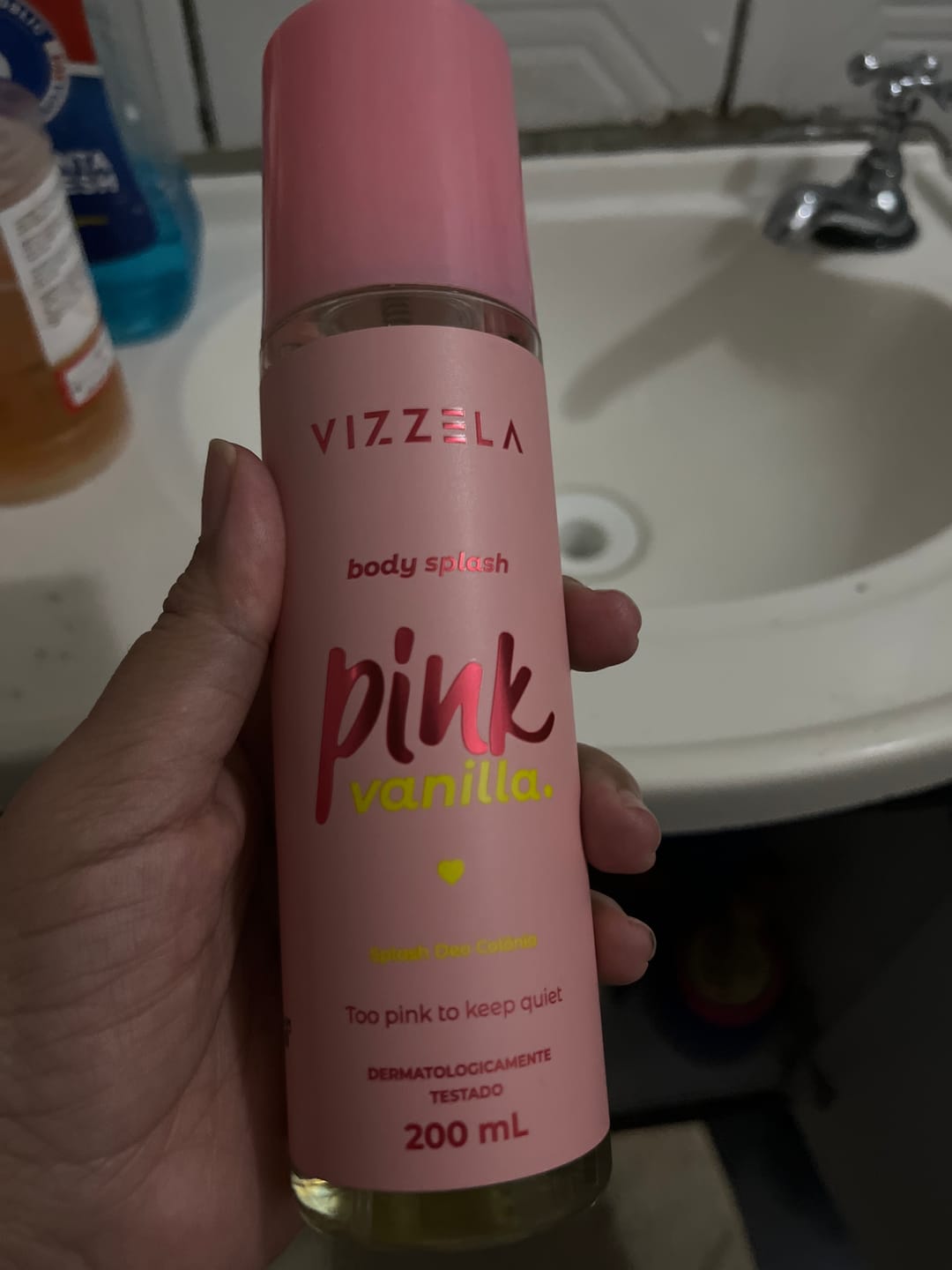 Customer photo review of Body Splash Deo Colônia Pink Vanilla - Vizzela