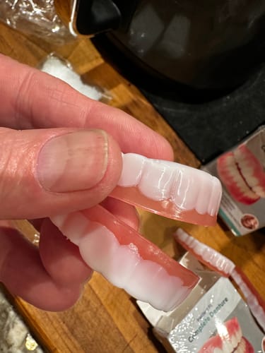 Customer photo review of 🦷  Fit Full Functional DenturesMake you more confident-Made in the USA & FDA-Certified