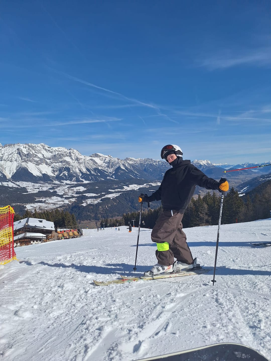 Customer photo review of Women's Coffee Baggy Wear-resistant Waterproof Snow Pants