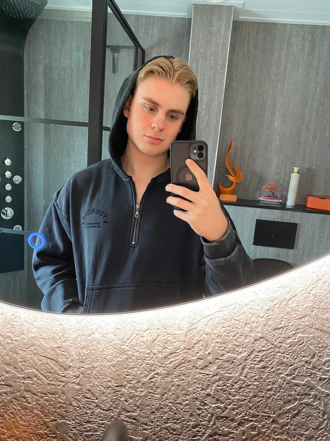 Customer photo review of 5169 - Old Money Quarter-Zip Hoodies