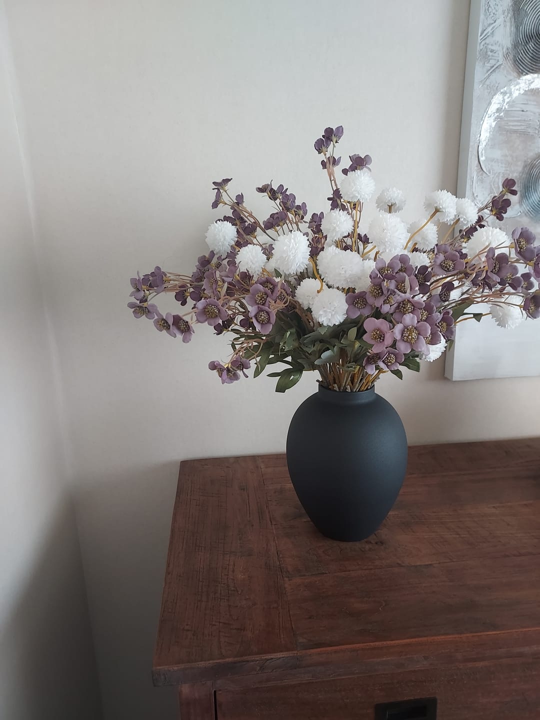 Customer photo review of Aura Vaas - Mat zwart