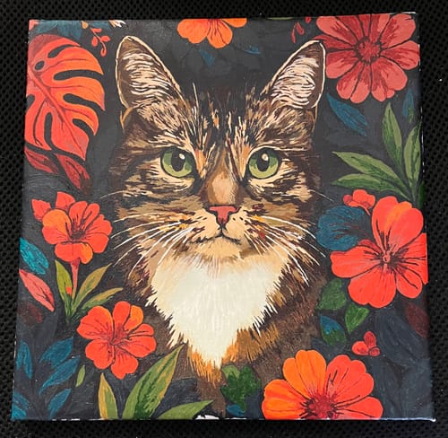 Customer photo review of Pet Custom Paint by Numbers (Style II)