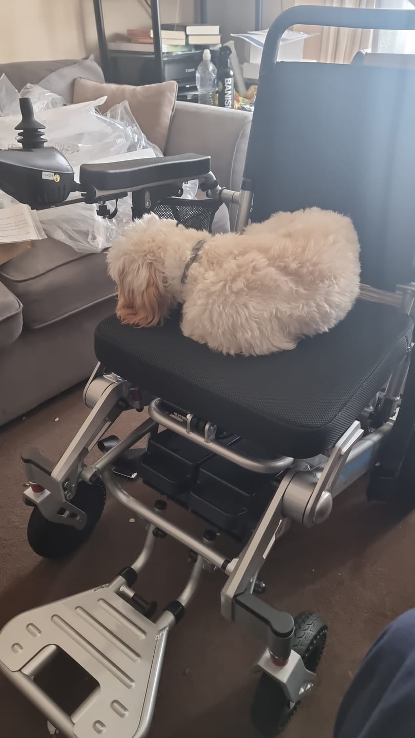 Customer photo review of Wide-Seat Automatic Folding Electric Powerchair | Freedom Pro AF