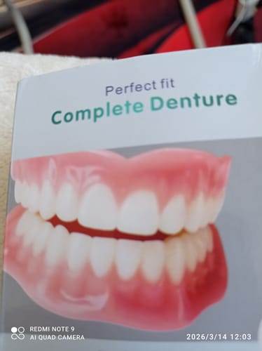 Customer photo review of 🦷  Fit Full Functional DenturesMake you more confident-Made in the USA & FDA-Certified